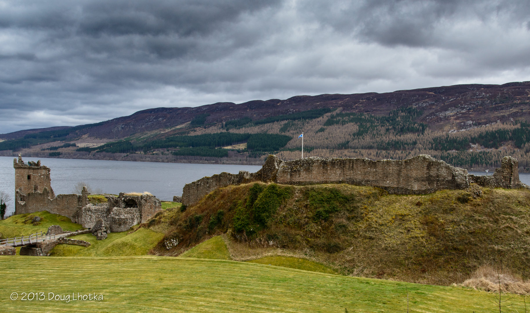 Friday Photo - In honor of the breach, monsters at the gate - Urquhart Castle & Loch Ness